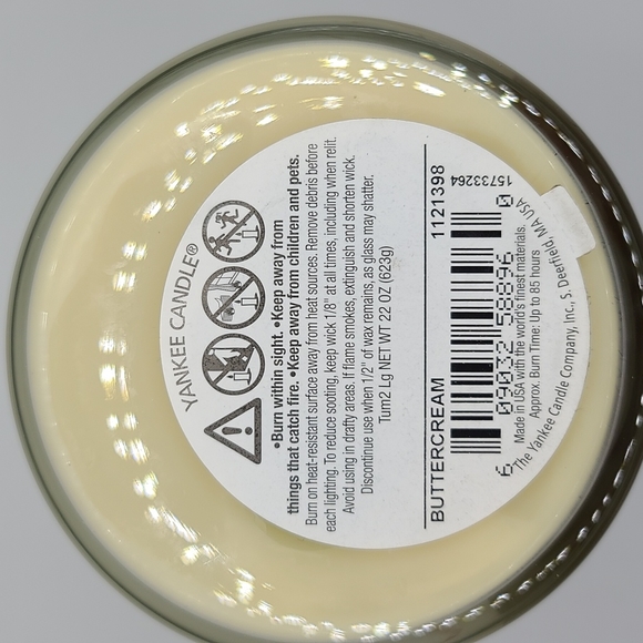Yankee Candle Accents Rare Yankee Candle Buttercream Large 2wick Tumbler Poshmark